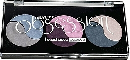 Палетка теней для век - Quiz Cosmetics Beauty Obssesion Duo Eyeshadow Palette  — фото N2