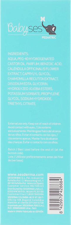 Ароматизований спрей для тіла - Sesderma Laboratories Babyses Eau de Cologne — фото N3