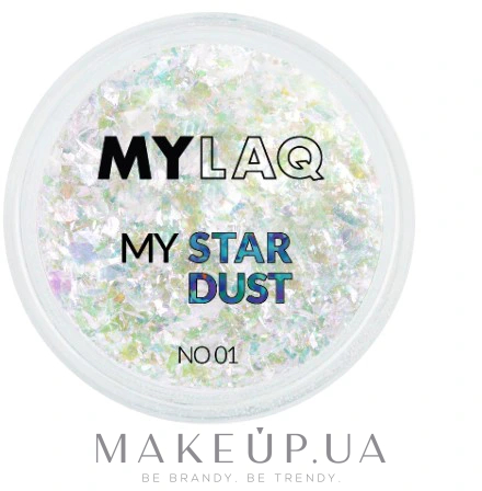 Пыльца для ногтей - MylaQ My Star Dust — фото 01
