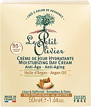 Антивозрастной дневной крем с аргановым маслом - Le Petit Olivier Moisturizing Anti-Age Day Cream — фото N2
