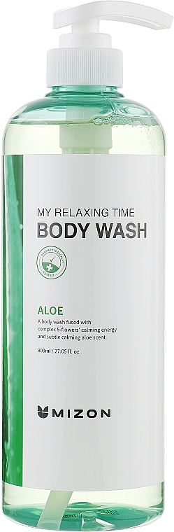 Гель для душа с алоэ - Mizon My Relaxing Time Body Wash 