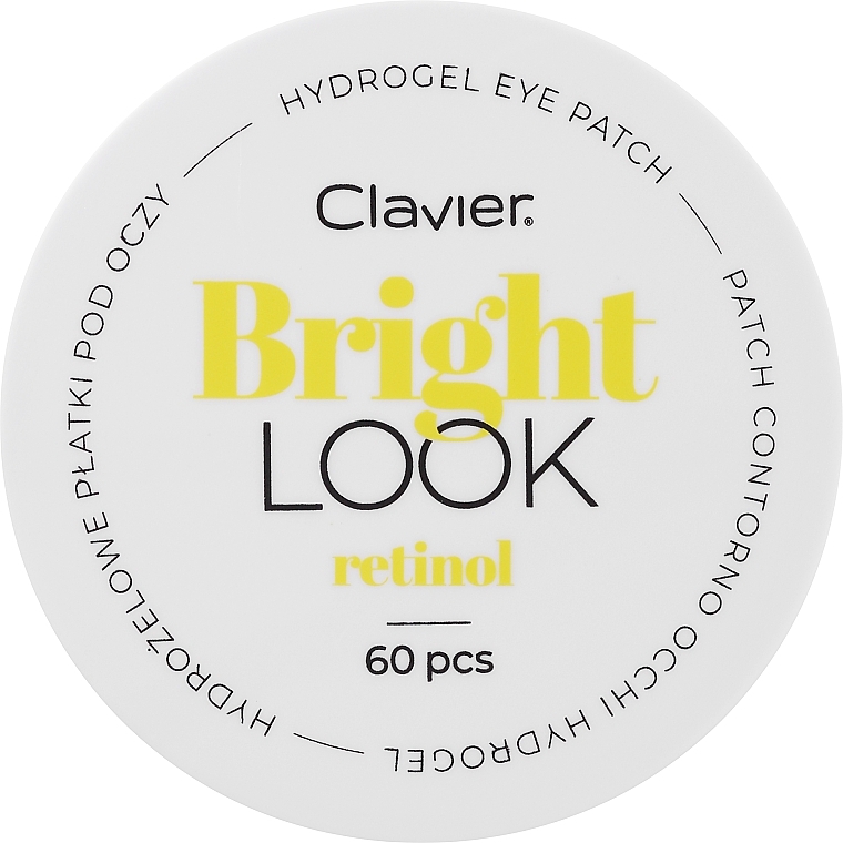 Гідрогелеві патчі для очей з ретинолом - Clavier Bright Look Retinol Hydrogel Eye Patch — фото N1
