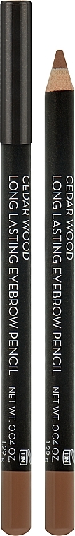 Korres Eyebrow Pencil Cedar Wood * - Korres Eyebrow Pencil Cedar Wood — фото N1