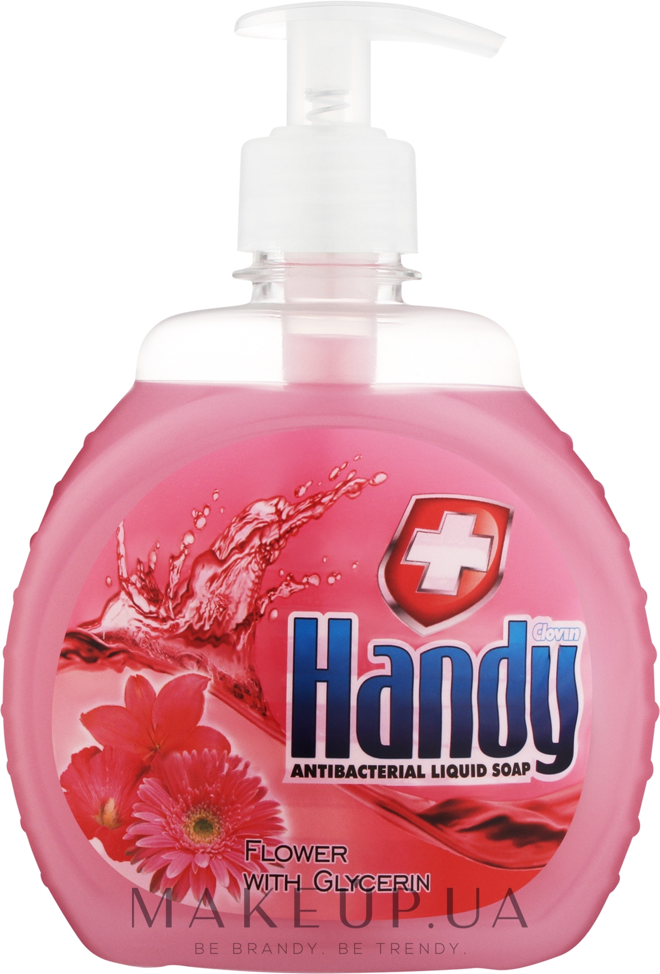 Мыло жидкое "Цветочное" - Clovin Clovin Handy Flower Antibacterial Liquid Soap — фото 500ml
