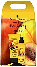 Парфумерія, косметика Набір "Манго та персик" - Primo Bagno Mango Peach Gift Set (b/lot/150ml + h/b/mist/150ml)