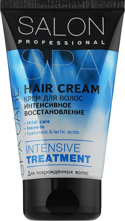 Крем для волосся "Інтенсивне відновлення" - Salon Professional Spa Care Hair Cream — фото N1