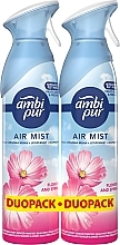 Набор "Цветы и весна" - Ambi Pur Flowers And Spring (fresh/spray/2x185ml) — фото N1