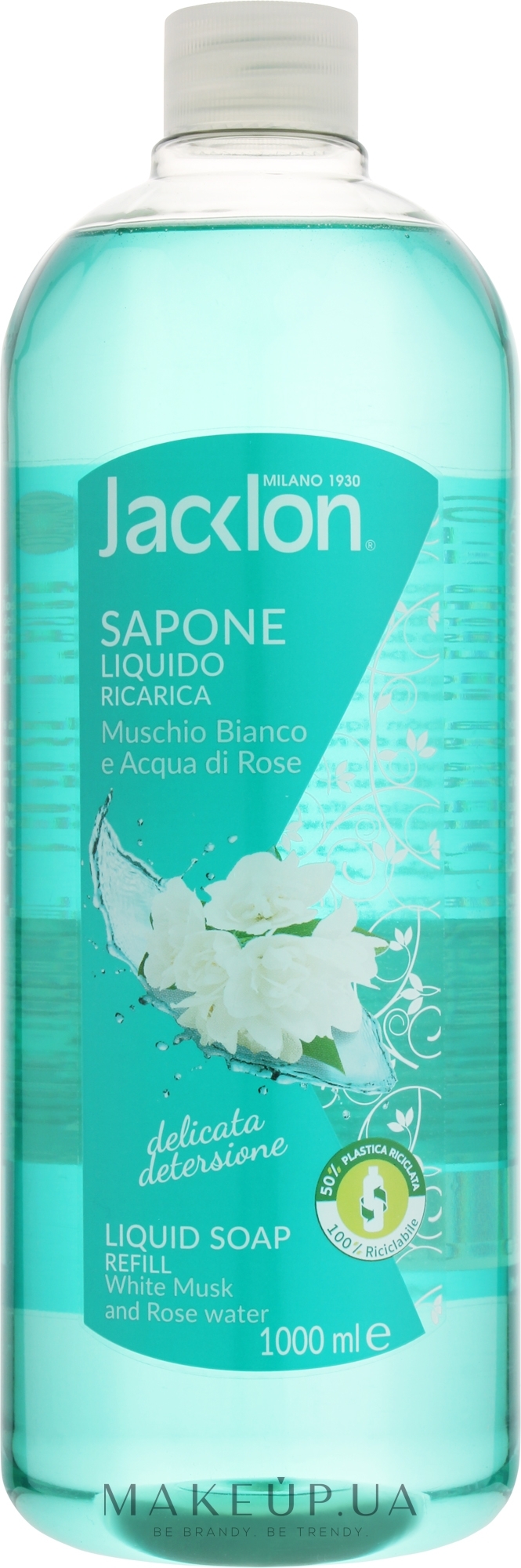 Жидкое мыло "White Musk & Rose Water" - Jacklon Liquid Soap (Refill) — фото 1000ml