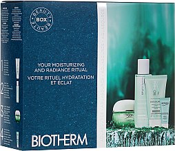 Духи, Парфюмерия, косметика Набор - Biotherm Aquasource (gel/50ml + foam/50ml + toner/100ml + eye/cr/3ml)