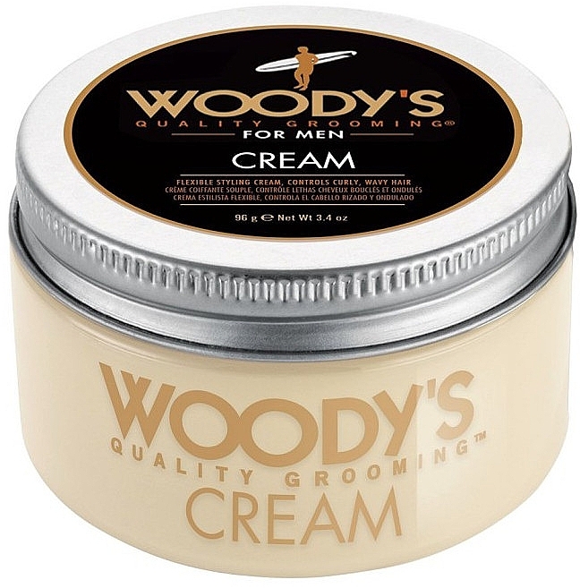 Крем для укладки волосся - Woody`s Quality Grooming Flexible Styling Cream For Men — фото N1