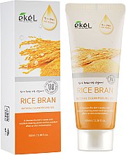 Парфумерія, косметика Пілінг-гель для обличчя "Рисові висівки" - Ekel Rice Bran Natural Clean Peeling Gel