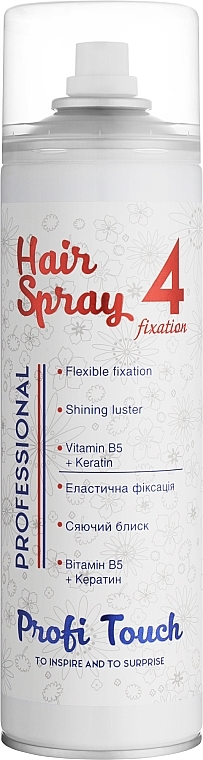 Лак для волос "4 Fixatic" - Profi Touch Hair Spray