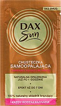 Салфетка для автозагара - Dax Sun Handkerchief Self-Tanning Towelette — фото N1