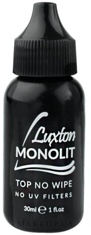 Топ для гель-лаку - Luxton Monolit Top No-Wipe With UV Filters — фото 30ml