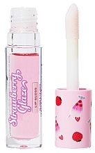 Блиск для губ - I Heart Revolution Strawberry Glaze Lip Gloss — фото N2