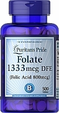 Пищевая добавка "Фолиевая кислота" - Puritan's Pride Folate 1333mcg DFE (Folic Acid 800 mcg) — фото N1