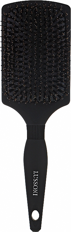 Расческа-щетка для волос - Lussoni Care & Style Natural Boar Paddle Detangle Brush