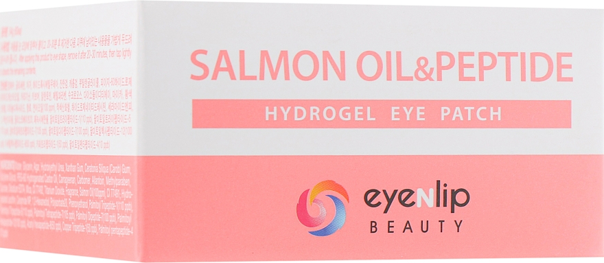Гидрогелевые патчи для глаз с пептидами и лососевым маслом - Eyenlip Salmon Oil & Peptide Hydrogel Eye Patch — фото N3