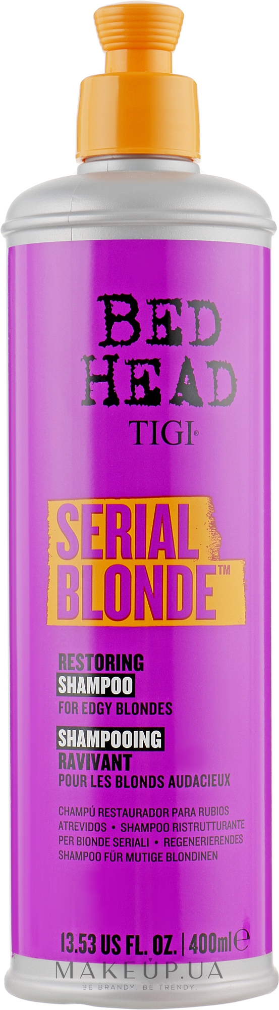 Шампунь для блондинок - Tigi Bed Head Serial Blonde Shampoo — фото 400ml