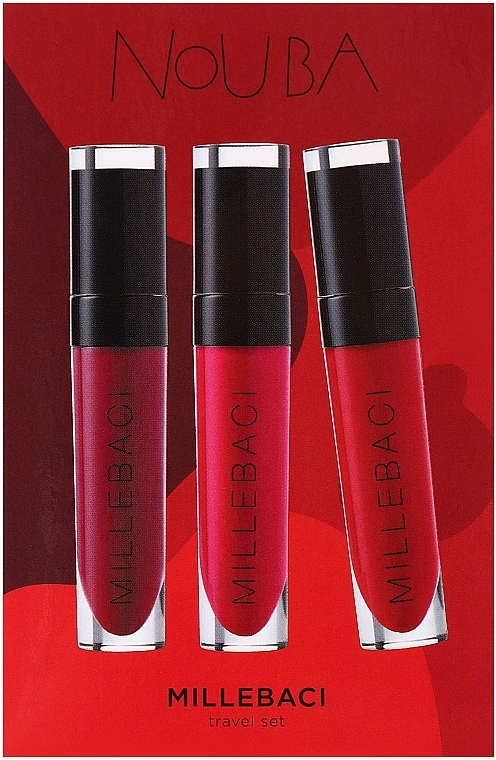 Набір - NoUBA Millebaci Travel Set №1 (lipstick/3х6ml) — фото N2