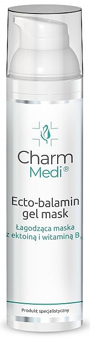 Заспокійлива маска для обличчя з ектоїном та вітаміном В12 - Charmine Rose Charm Medi Ecto-Balamin Gel-Mask — фото N1