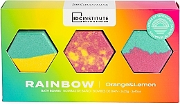 Парфумерія, косметика Бомбочки для ванни "Cocktail", rainbow, orange & lemon - IDC Institute Bath Bombs