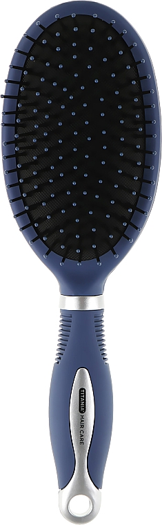 Масажна щітка для волосся овальної форми, 26 см - Titania Salon Professional — фото N1