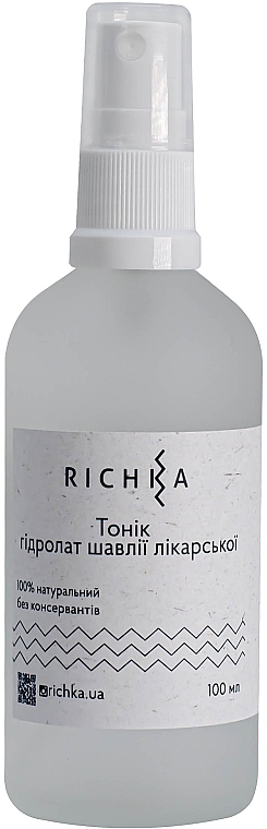 Тоник гидролат шалфея - Richka Tonic Hydrolate  — фото N1