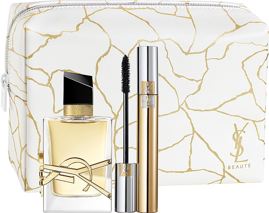 Yves Saint Laurent Libre - Набор (edp/50 ml + mascara/7.5 ml + pouch) — фото N1