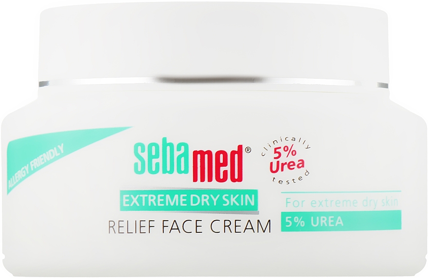 Крем для дуже сухої шкіри обличчя - Sebamed Extreme Dry Skin Relief Face Cream 5% Urea — фото N2