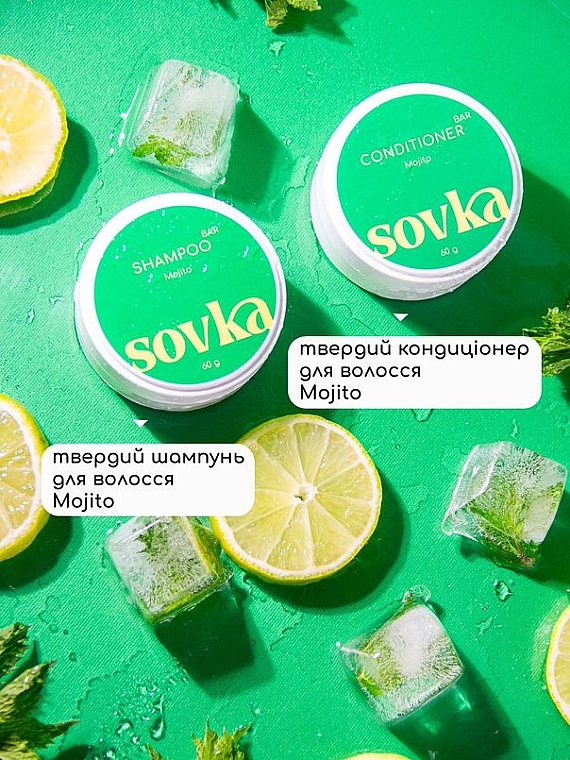 Твердый шампунь - Sovka Skincare Mojito Shampoo — фото N4