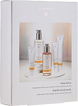 Парфумерія, косметика Набір "Сила ночі" - Dr. Hauschka Notte Ativa Set (f/milk/10ml + f/toner/10ml + cr/10ml + f/ser/2.5ml + f/mask/5ml)