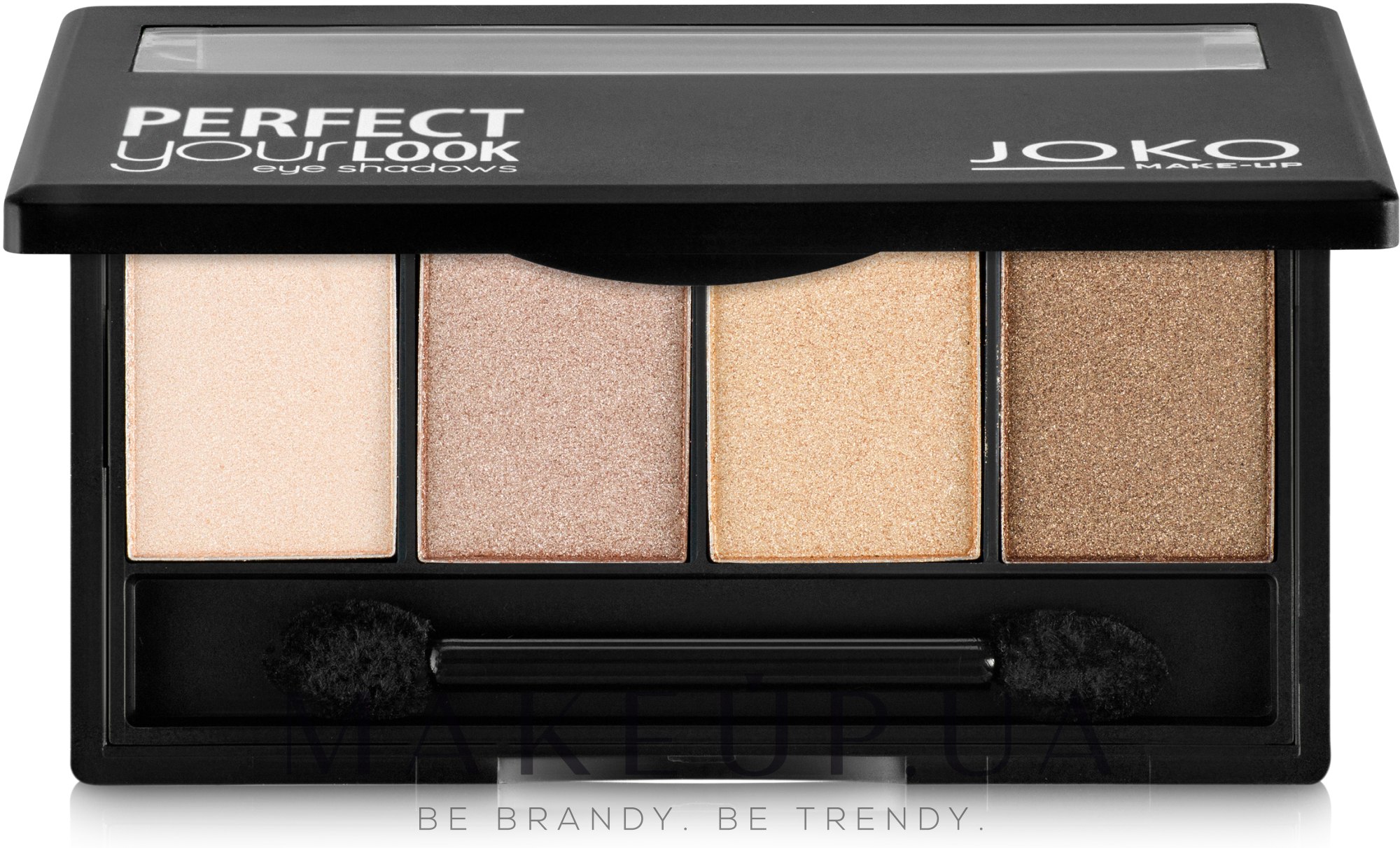 Тіні для повік чотириколірні - Joko Perfect Your Look Quattro Eye Shadows New — фото 402 Creamy