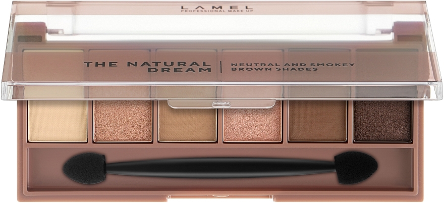 УЦЕНКА Палетка теней для век - LAMEL Make Up The Natural Dream Eyeshadow Palette * — фото N1