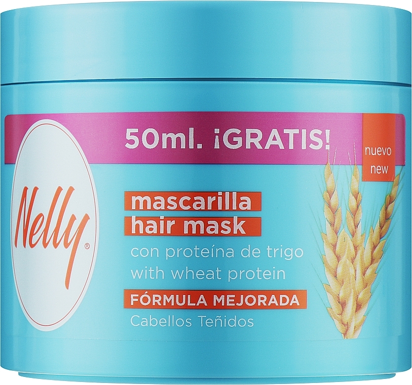 Маска для поврежденных волос "Wheat Protein" - Nelly Hair Mask — фото N1