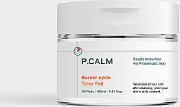 Пади-тонер для регенерації бар'єру шкіри - P.CALM Barrier Cycle Toner Pad — фото N9