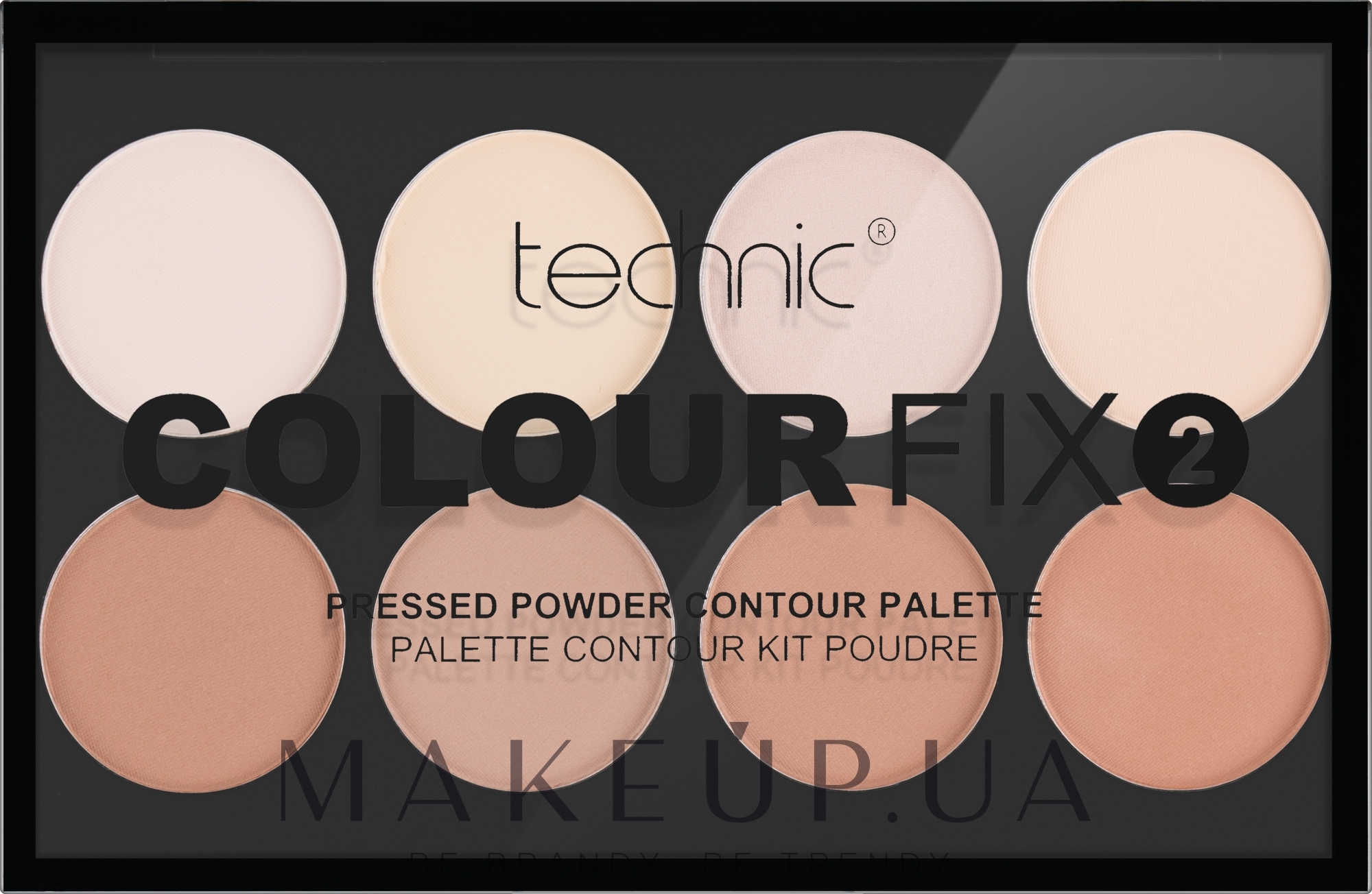 Палетка для контурирования - Technic Cosmetics Color Fix 2 Pressed Powder Contour Palette — фото 28g