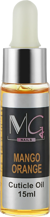 Олія для кутикули з піпеткою - MG Nails Mango Orange Cuticle Oil