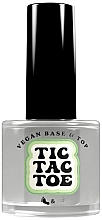 Духи, Парфюмерия, косметика База-топ для ногтей - Tic Tac Toe Vegan Base & Top