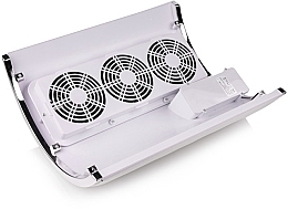 Вытяжка для маникюра на три вентилятора 60W, белая - Simei 858-5 — фото N3