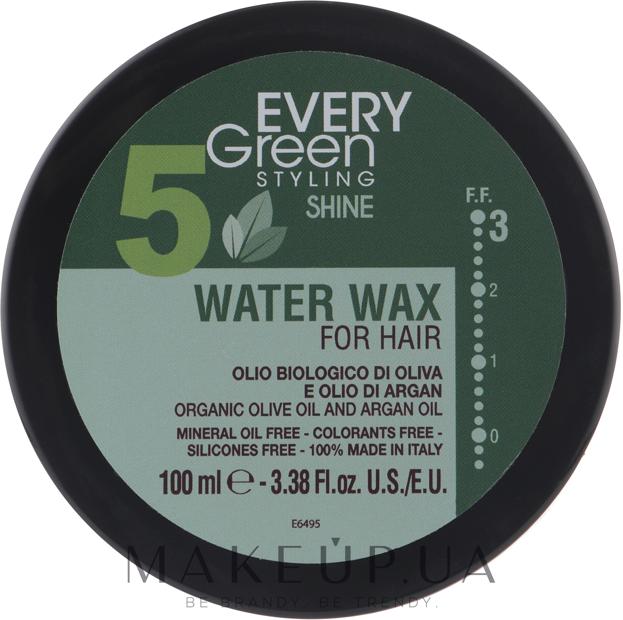 Воск для укладки на водной основе с натуральным эффектом - EveryGreen N.5 Water Wax — фото 100ml