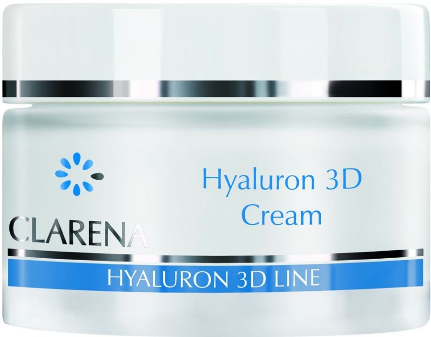 Ультразволожуючий крем з трьома видами гіалуронової кислоти - Clarena Hyaluron 3D Cream — фото N2