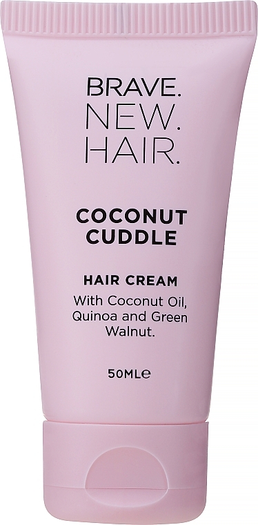 Зволожувальний незмивний крем для волосся - Brave New Hair Coconut Cuddle Hair Cream — фото N1