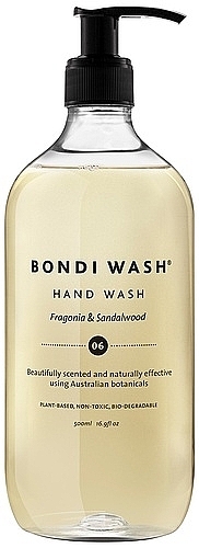 Засіб для миття рук "Фрагонія і сандалове дерево" - Bondi Wash Hand Wash Fragonia & Sandalwood — фото N1
