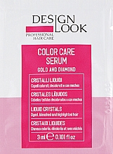 Парфумерія, косметика Рідкі кристали для захисту кольору фарбованого волосся - Design Look Color Care (пробник)