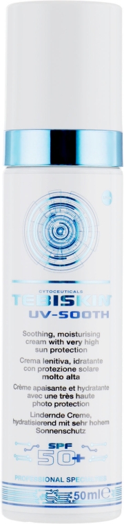 Солнцезащитный крем для чувствительной кожи - Tebiskin Uv-Sooth Cream SPF 50+ — фото N2