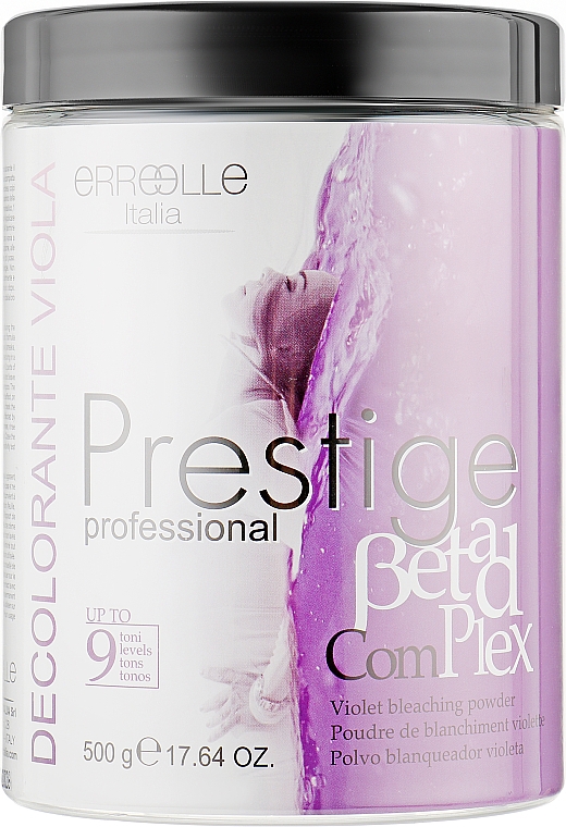 Фіолетовий порошок для знебарвлювання волосся - Erreelle Italia Prestige Decolorante Violet — фото N1