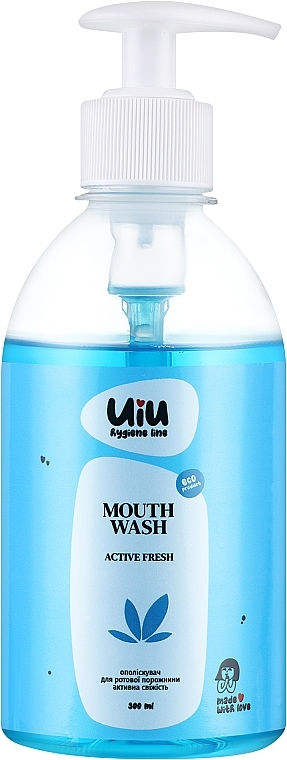 Ополаскиватель для полости рта "Активная свежесть" - Uiu — фото N1