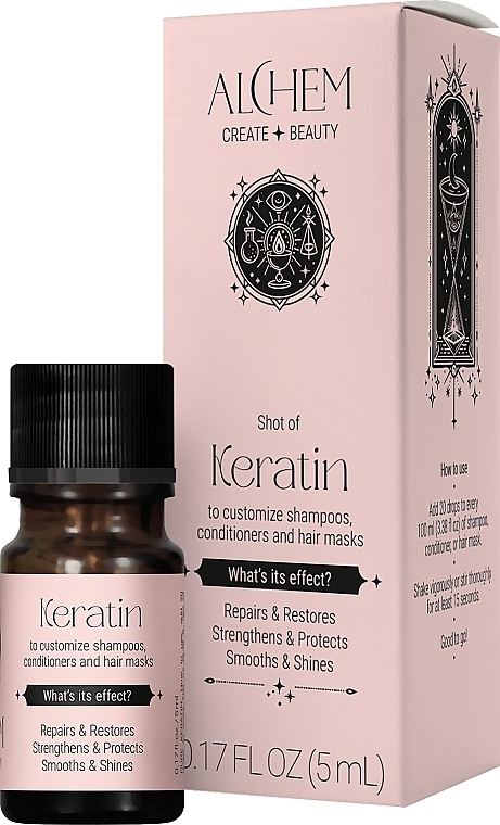 Косметическое средство "Чистый кератин" - Pharma Group Laboratories Alchem Shot of Keratin — фото N1