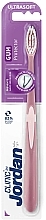 Парфумерія, косметика Зубна щітка, ультрам'яка, рожева - Jordan Clinic Gum Protector Ultra Soft Toothbrush